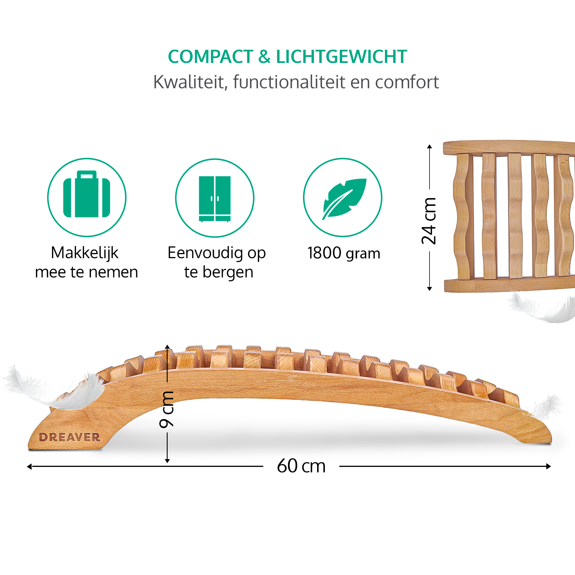Dreaver Backstretcher - Beech wood